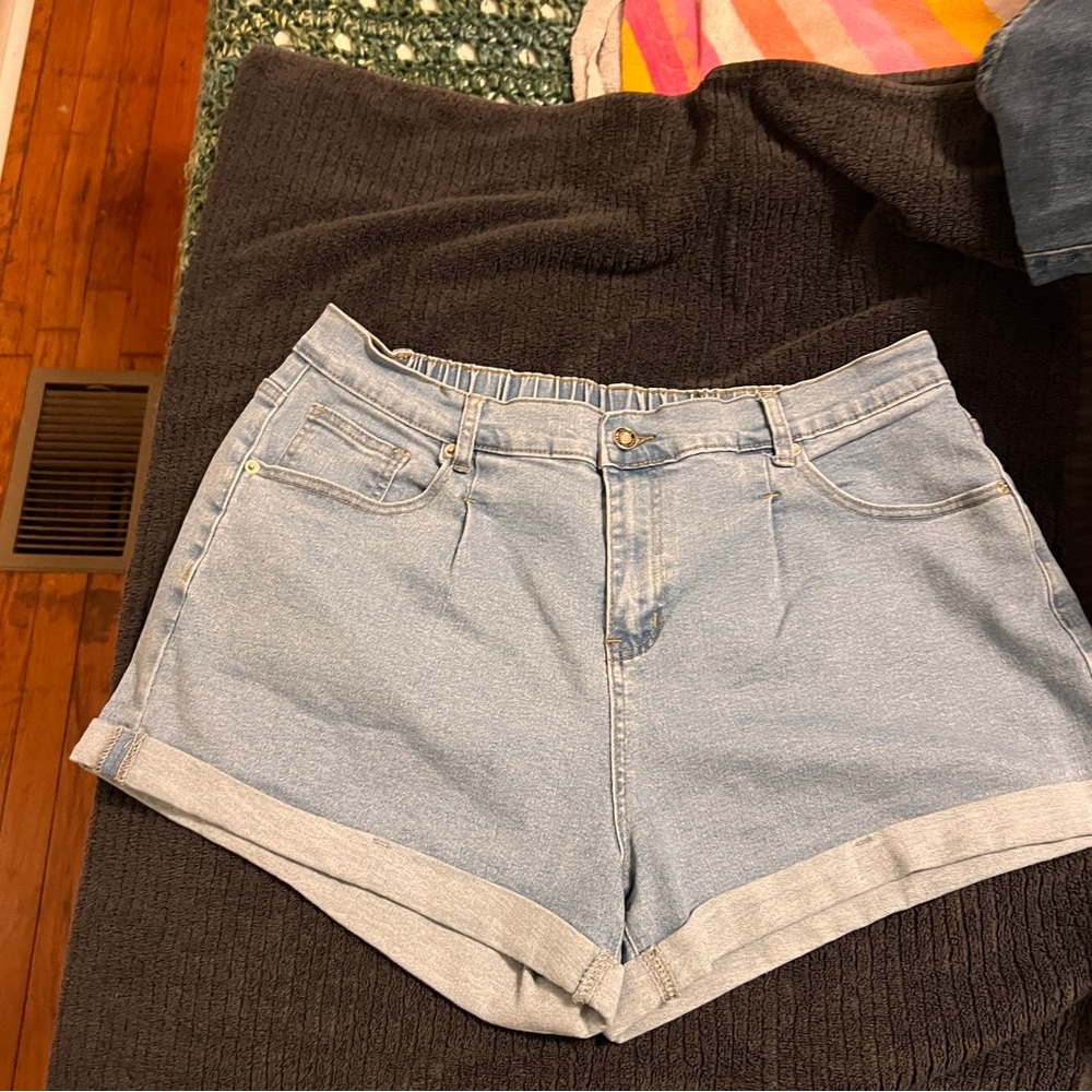 Light Blue Women's Jean Shorts